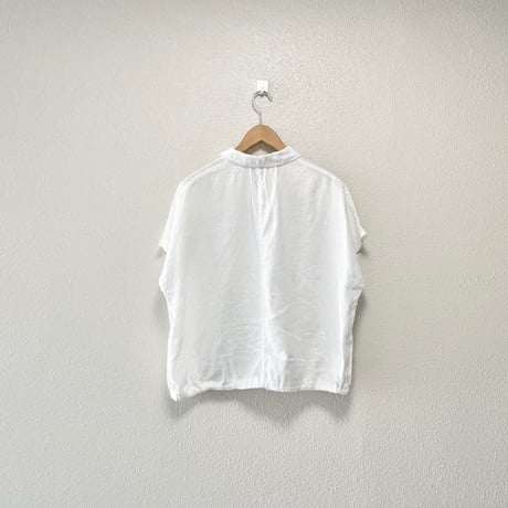 NATURAL LAUNDY リネンクロス フレンチドローシャツ