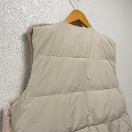 タグ付き未使用品 / 2025AW / vivapresto ファーベスト 【ベージュ】