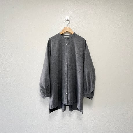 MidiUmi スタンドカラービッグシャツ