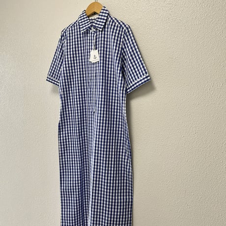 タグ付き未使用品 / LA MARINE FRANCAISE ギンガムチェック ワンピース