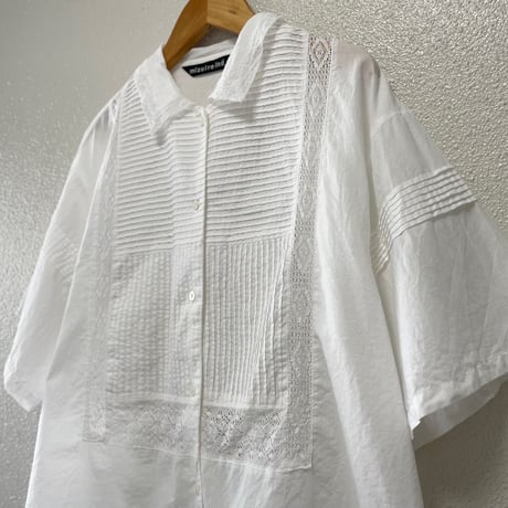 mizuiro ind レースパターンシャツ