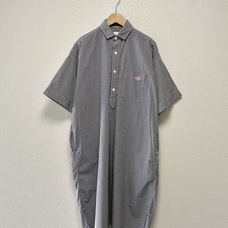 定番販売品 / DANTON コットンポプリン 半袖シャツワンピース