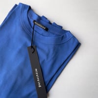 タグ付き未使用品 / mizuiro ind ガーゼ ワイドシアーTシャツ【ブルー】