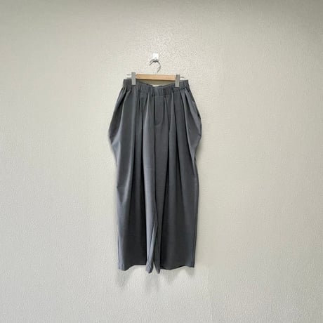 2025SS  販売継続品 /  mizuiro ind  サイドドレープワイドパンツ