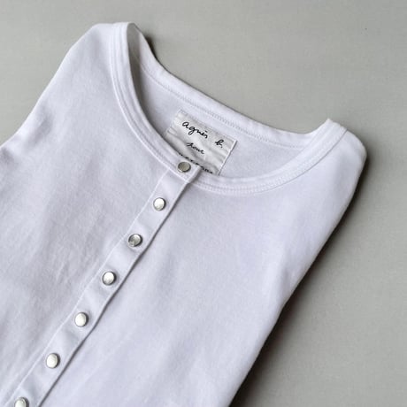 人気完売品 / agnes b. × ADAM ET ROPE' CARDIGAN PRESSIONS Jersey