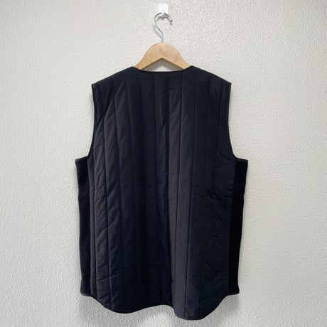 2024AW / mao made キルトｘニット切替え中綿ベスト