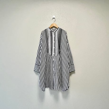 UNIVERSAL TISSU ナチュラルタイプライター クラシック ロングシャツ