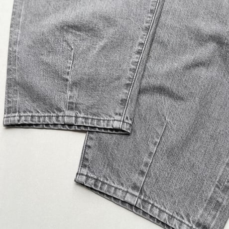 タグ付き未使用品 / 2026AW / 販売継続品 / Brocante 12ozリングBKデニム アンプリッセパンツ 【ブラック】