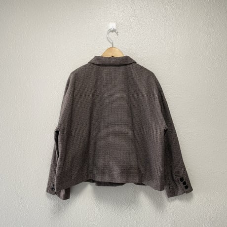 nest Robe ウールコットン ガンクラブチェックジャケット