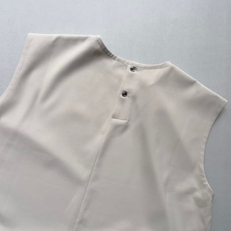 mizuiro ind ノースリーブAラインワンピース【サンドベージュ】