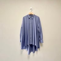 2024AW / 未使用品 定番販売品 / 販売継続品  mizuiro ind  ワイドシャツチュニック