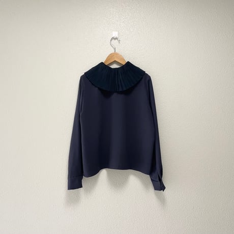 2024AW / 人気完売品 mizuiro ind プリーツカラーシャツ