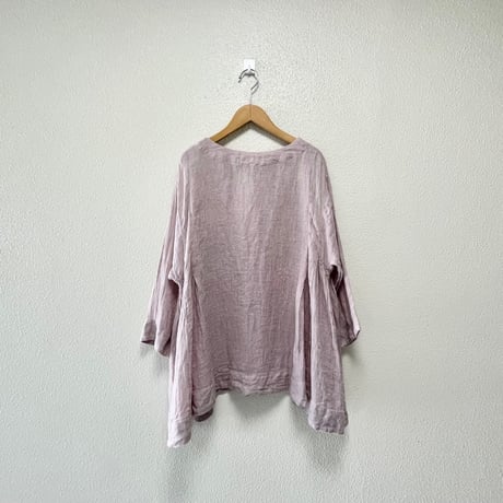 nest Robe 先染めリネンパナマブラウス