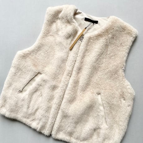 タグ付き未使用品 / 2025AW / vivapresto ファーベスト 【アイボリー】