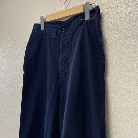 MHL. GARMENT DYE CANVAS TROUSERS