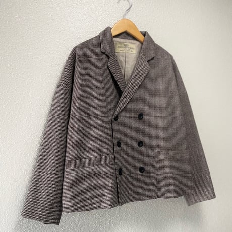 nest Robe ウールコットン ガンクラブチェックジャケット