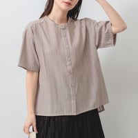【4色展開】select バンドカラーブラウス