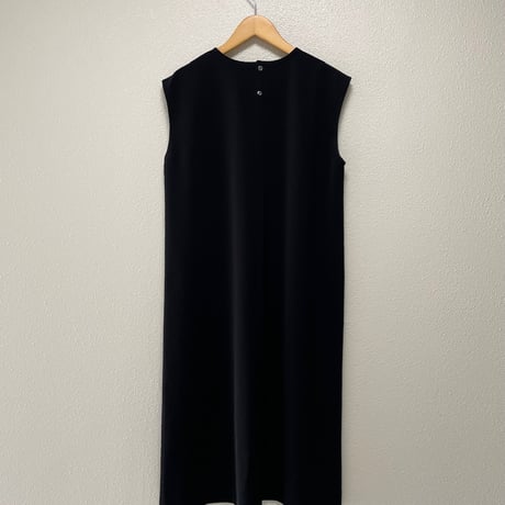 mizuiro ind ノースリーブAラインワンピース【ブラック】