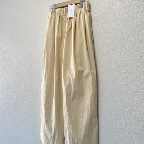 未使用品 / 販売継続品 / 2026SS / kha:ki ライトウェザー 2タック  ワイドイージー クックパンツ  “2TUCK COOK PANTS”