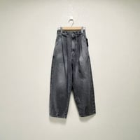 タグ付き未使用品 / 2026AW / 販売継続品 / Brocante 12ozリングBKデニム アンプリッセパンツ 【ブラック】
