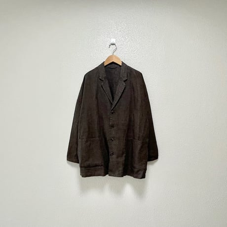 nest Robe リネンベンガラ墨汁ジャケット