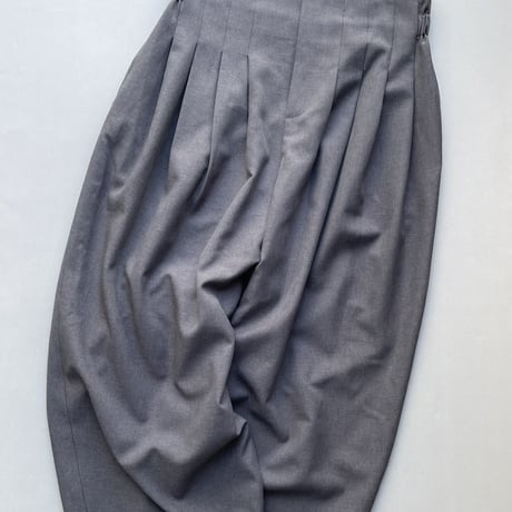 mizuiro ind ハイウエストタックパンツ