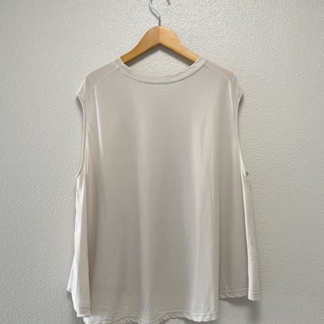 2023SS / evam eva cotton sleeveless pullover