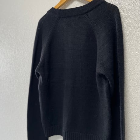 MHL. リネンウール Vネックカーディガン
