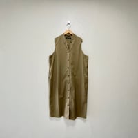 2024SS / mizuiro ind スタンドカラーストレートワンピース