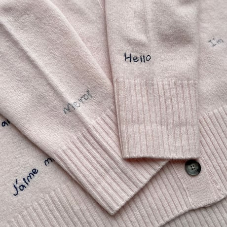 2024AW / SLOBE IENA embroidery カーディガン
