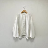 タグ付き未使用品 / 2023SS / evam eva no collar short coat