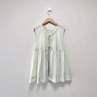 2025SS / BEAMS BOY コットンギャザーノースリーブシャツ