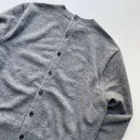 希少品 / OLDMAN'S TAILOR R&D.M.Co- WEEKEND HILL 異素材切替ニットプルオーバー（Gray）