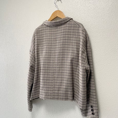 nest Robe 撚り杢チェックジャケット