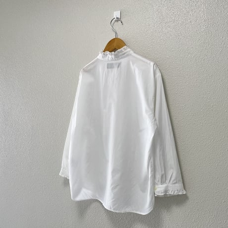 販売継続品 / STAMP AND DIARY 100/1ブロード フリルカラーブラウス