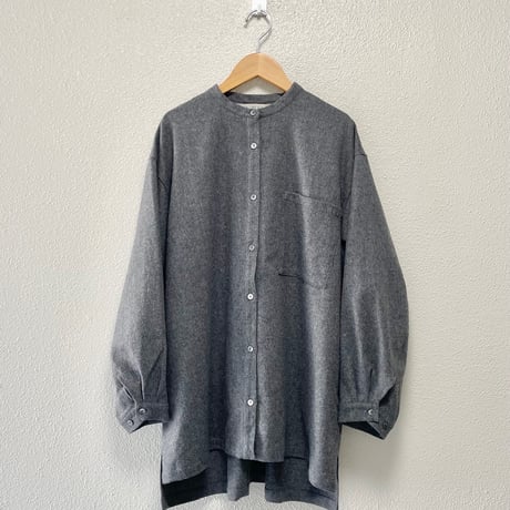 MidiUmi スタンドカラービッグシャツ