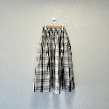 UNITED ARROWS P チェック タフタ スカート