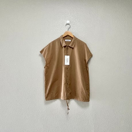 2026SS / 人気完売品 Veritecoeur  シュリンクフレンチスリーブシャツ