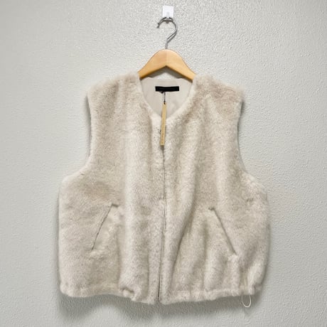 タグ付き未使用品 / 2025AW / vivapresto ファーベスト 【アイボリー】