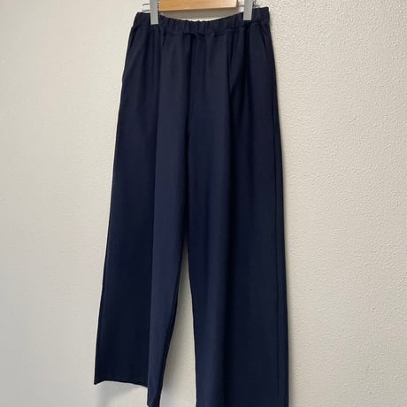 2023AW / grin ハーフトリコットコクーンパンツ【ネイビー】