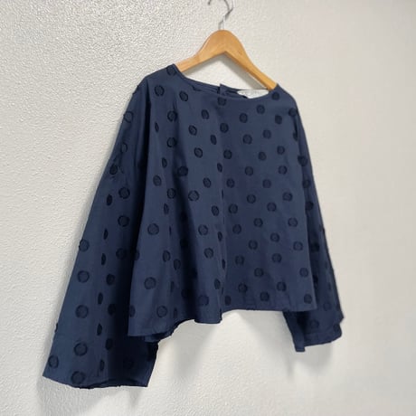 2024 / MidiUmi  dots shirt P/O ドットショートプルオーバー