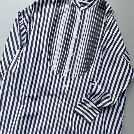 UNIVERSAL TISSU ナチュラルタイプライター クラシック ロングシャツ