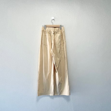 未使用品 / 販売継続品 / 2026SS / kha:ki ライトウェザー 2タック  ワイドイージー クックパンツ  “2TUCK COOK PANTS”