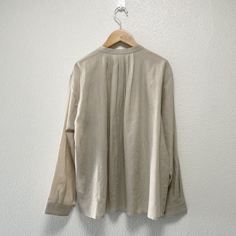タグ付き未使用品 / 人気完売品 / HUIS ウォッシャブルウールタックブラウス