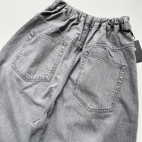 タグ付き未使用品 / 2026AW / 販売継続品 / Brocante 12ozリングBKデニム アンプリッセパンツ 【ブラック】