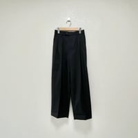 HELIOPOLE シャンブレーギャバタックパンツ