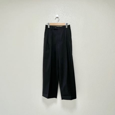 HELIOPOLE シャンブレーギャバタックパンツ