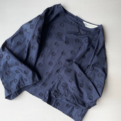 2024 / MidiUmi  dots shirt P/O ドットショートプルオーバー