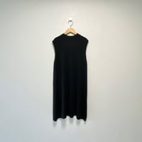 mizuiro ind ノースリーブニットワンピース【ブラック】