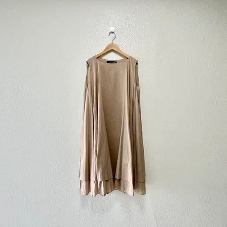 定番品 /  mizuiro ind ダブルヘムロングワンピース
